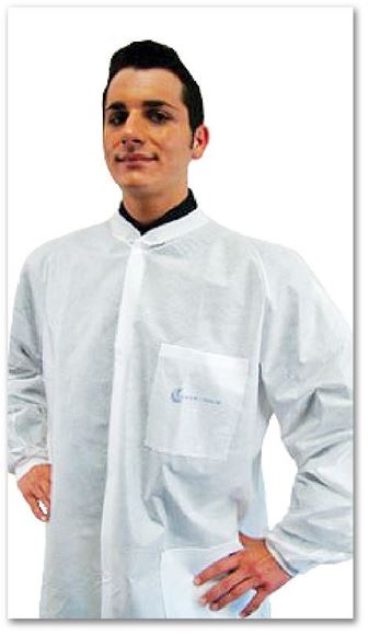 Picture of Sterile, Disposable White Lab Coat